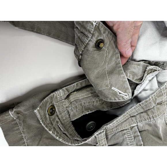 Kuhl Cargo Shorts Men 36 X 12 Brown Patina Dye Cotton Nylon Hiking Gorpcore EUC - Picture 7 of 9